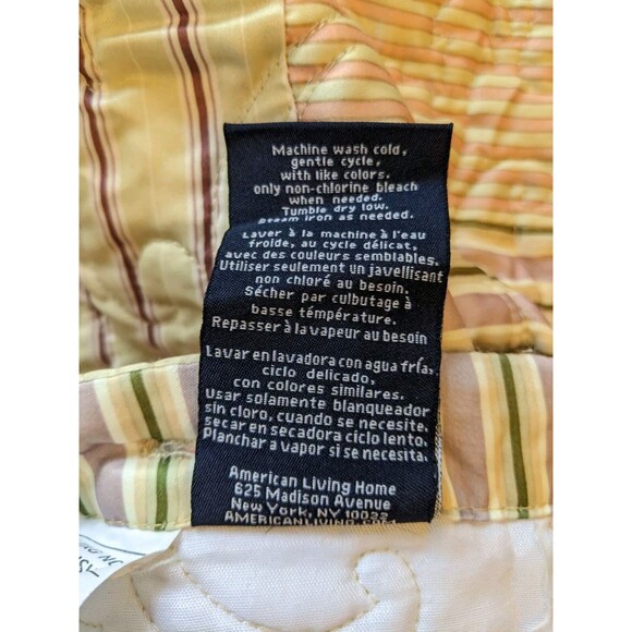 Ralph Lauren American Living Quilted Decorative Accent Cover Sham Replacement - Picture 8 of 11